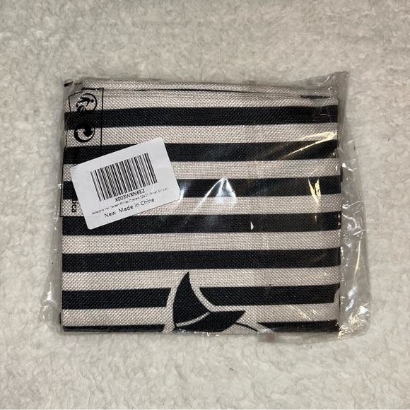 Halloween Ghost Striped Decorative Pillow Cover - Picture 3 of 3